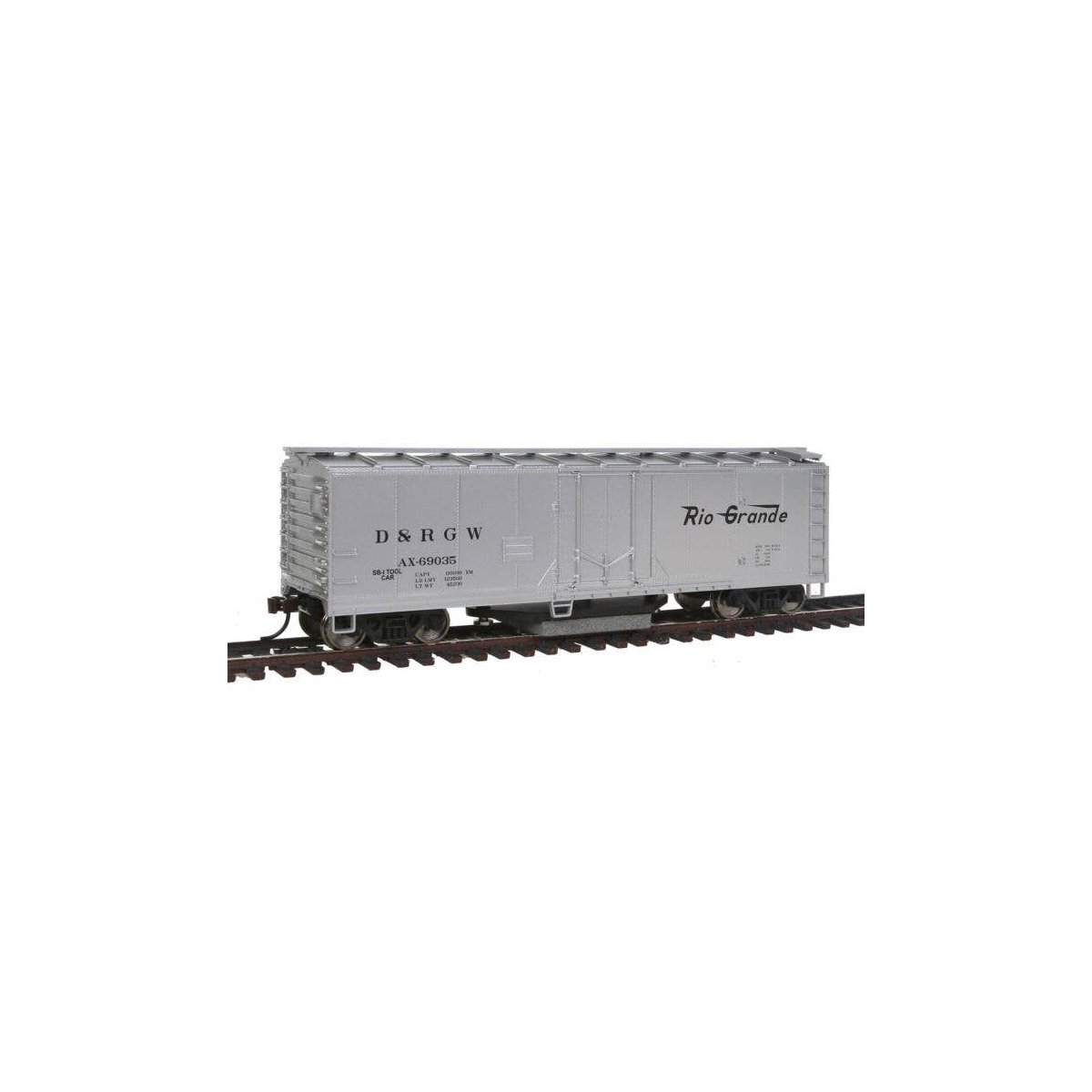 40′ Plug-Door Track Cleaning Boxcar - Ready to Run -- Denver & Rio Grande Western(TM), HO, WalthersTrainline 1482