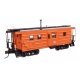 Milwaukee Road Rib Sided Caboose -- Milwaukee Road 991875 (orange, black oil stove)