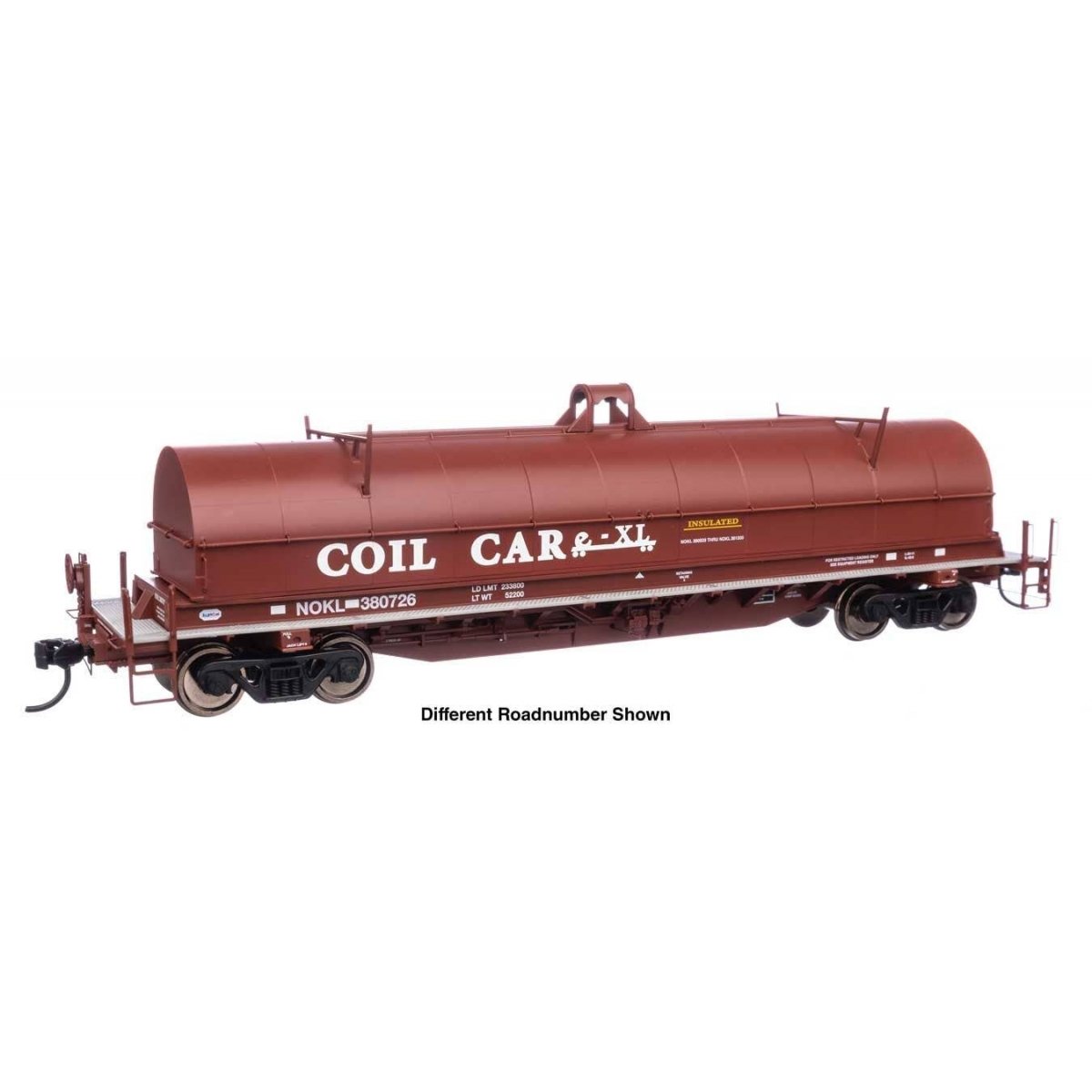 52′ NSC Type II Coil Car - Ready to Run -- Northwestern Oklahoma Railroad 380762, HO, WalthersProto 105712