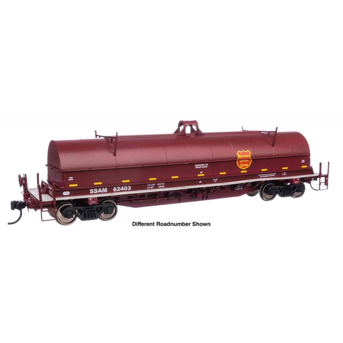 52′ NSC Type II Coil Car - Ready to Run -- Wisconsin Central 62439, HO, WalthersProto 105718