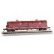 55′ Coil Car with Angled Hoods and Load - Ready to Run -- Conrail 628021 (Boxcar Red, white)