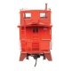 30′ GTW Style Wood Caboose with Offset Coupola - Ready To Run -- Canadian National 78940