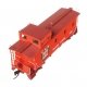 30′ GTW Style Wood Caboose with Offset Coupola - Ready To Run -- Canadian National 78953
