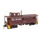 30′ GTW Style Wood Caboose with Offset Coupola - Ready To Run -- Denver & Rio Grande Western(TM) 01148