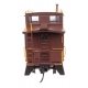 30′ GTW Style Wood Caboose with Offset Coupola - Ready To Run -- Denver & Rio Grande Western(TM) 01148