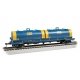 55′ Steel Steel Coil Car with Round Hoods - Ready to Run -- CSX Transportation 497582 (blue, yellow)