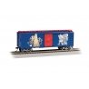 Pullman-Standard PS-1 40′ Steel Boxcar - Ready to Run - Silver Series(R) -- Ringling Bros. & Barnum and Bailey Circus (blue, y