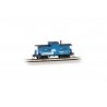 Northeast-Style Steel Cupola Caboose - Ready to Run - Silver Series(R) -- Conrail 18726 (blue, black, white)