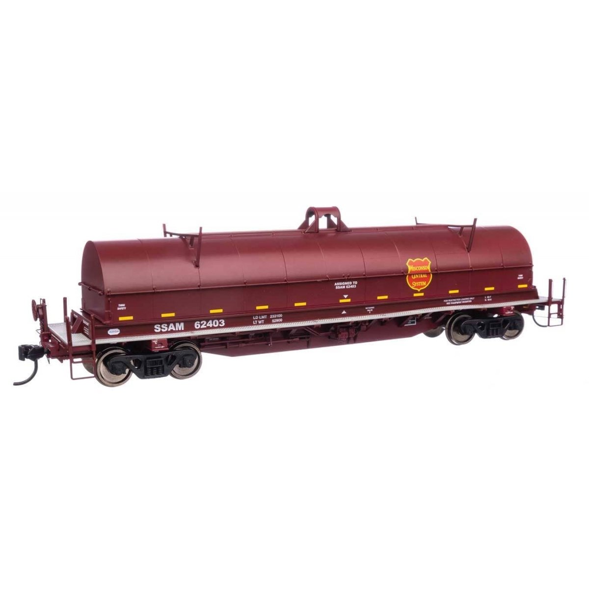 52′ NSC Type II Coil Car - Ready to Run -- Wisconsin Central 62403, HO, WalthersProto 105716