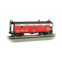 Steel Bay Window Caboose - Ready to Run -- Nickel Plate Road 425 (red, white, black `High Speed` Slogan), HO, Bachmann Industrie