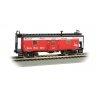 Steel Bay Window Caboose - Ready to Run -- Nickel Plate Road 425 (red, white, black ′High Speed′ Slogan)