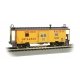 Steel Bay Window Caboose - Ready to Run -- Union Pacific(R) 24565 (Armour Yellow, red, gray)