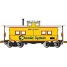 Northeast-Style Steel Cupola Caboose - Ready to Run - Silver Series(R) -- Chessie System 1879 (yellow, silver, blue, vermillion)