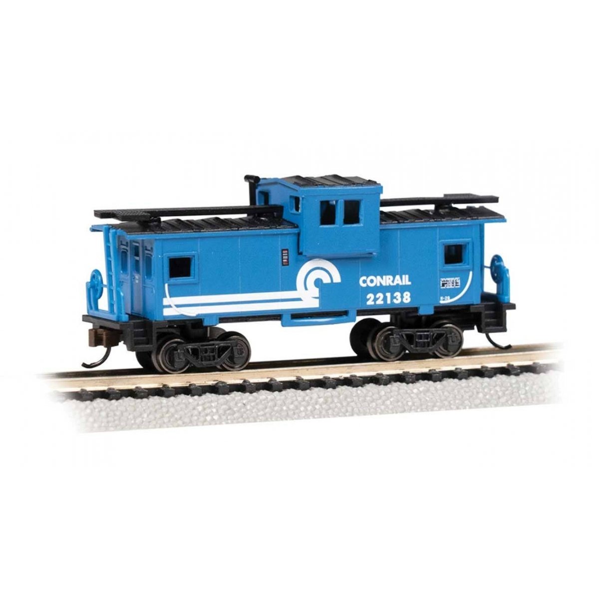 36′ Wide-Vision Caboose - Ready to Run - Silver Series(R) -- Conrail 22138 (blue, white)