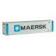 45′ CIMC Container - Assembled -- Maersk (silver, blue, black)