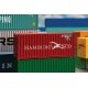 20′ Corrugated Container - Assembled -- Hamburg Sud (red, white)