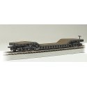52′ Depressed-Center Flat Car -- Empty Car Only, Undecorated, HO Bachmann Industries 18349