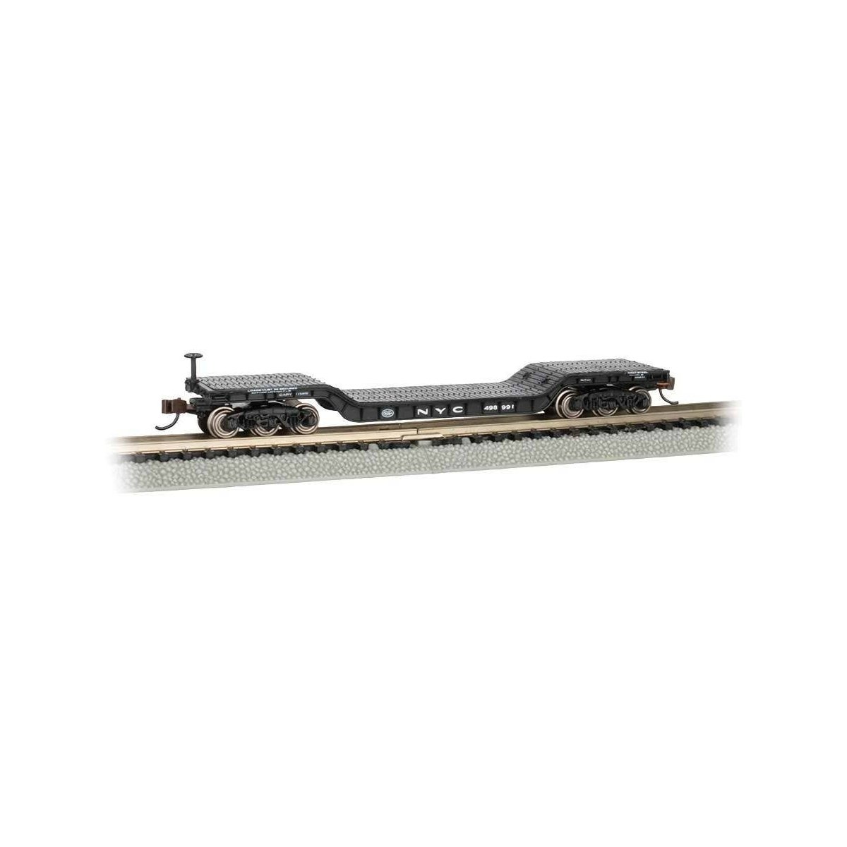 52′ Depressed-Center Flatcar - Ready to Run - Silver Series(R) -- New York Central 498991