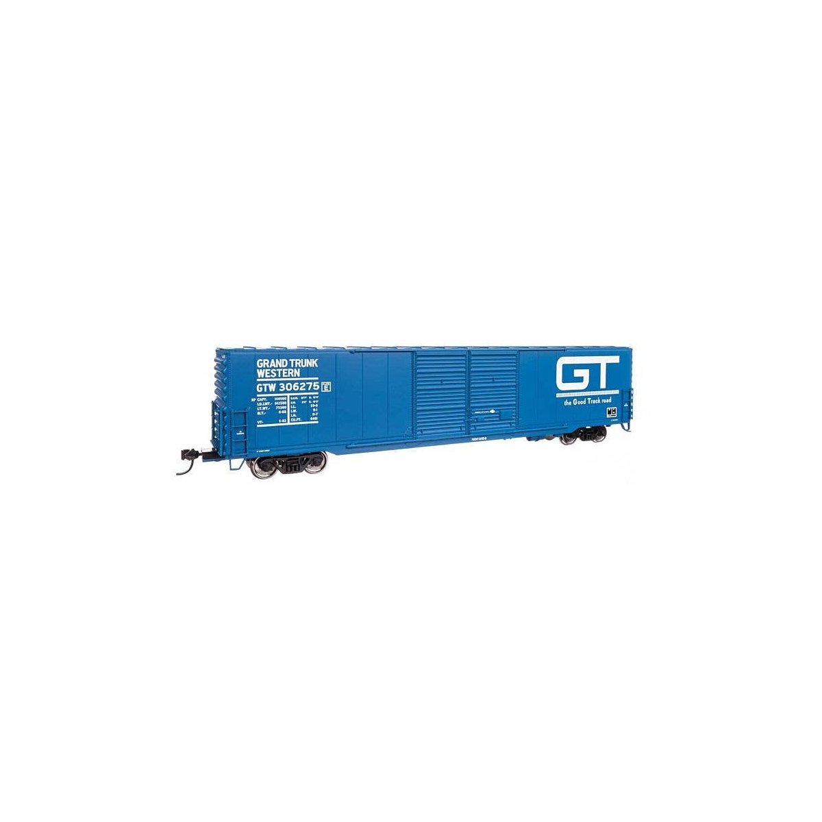 60′ Pullman-Standard Double Door Auto Parts Boxcar - Ready to Run -- Grand Trunk Western 306275, HO, WalthersMainline 3408