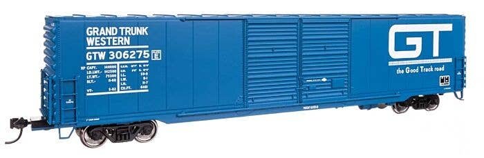 60′ Pullman-Standard Double Door Auto Parts Boxcar - Ready to Run -- Grand Trunk Western 306275, HO, WalthersMainline 3408