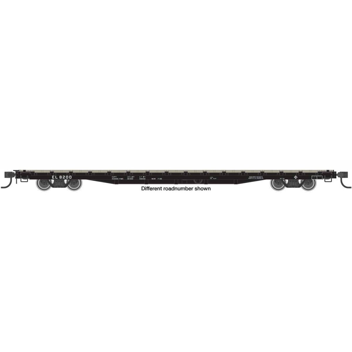 60′ Pullman-Standard Flatcar - Ready to Run -- Erie Lackawanna 8209, HO, WalthersMainline 5397