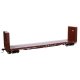 50′ CC&F Bulkhead Flatcar - Ready to Run -- Canadian Natonal 603210 (brown)