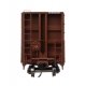 50′ CC&F Bulkhead Flatcar - Ready to Run -- Canadian Natonal 603210 (brown)