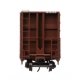 50′ CC&F Bulkhead Flatcar - Ready to Run -- Canadian Natonal 603210 (brown)