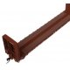 50′ CC&F Bulkhead Flatcar - Ready to Run -- Canadian Natonal 603210 (brown)