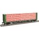 50′ CC&F Bulkhead Flatcar - Ready to Run -- Canadian Natonal 603210 (brown)
