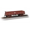 Old-Time Wood Gondola - Ready to Run -- Delaware & Hudson 13161 (Boxcar Red)