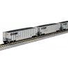 BethGon Coalporter 8-Pack - Ready to Run -- Norfolk Southern (silver, black, 2000s logo)