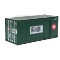 20′ Smooth-Side Container with Right Side Door 2-Pack - Ready to Run -- Railway Express Agency 26, HO, Walthers SceneMaster 86