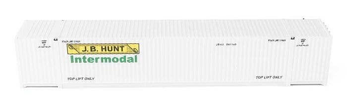 53′ Singamas Corrugated Side Container - 3-Pack -- JB Hunt, HO, Walthers SceneMaster 18504