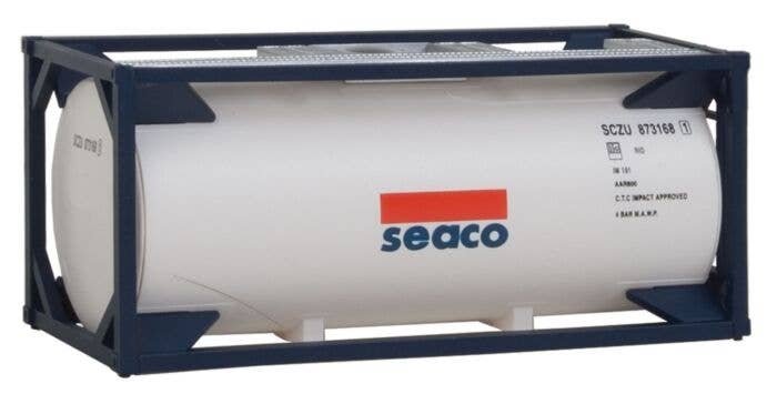 20′ Tank Container - Kit -- SEACO, HO, Walthers SceneMaster 8101