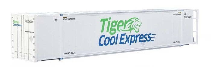 53′ Reefer Container - Ready to Run -- Tiger Cool Express, HO, Walthers SceneMaster 8708