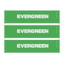 40′ Fully Corrugated Container - 3-Pack -- Evergreen, HO, Walthers SceneMaster 18250