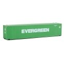 45′ CIMC Container - Assembled -- Evergreen (green, white), HO, Walthers SceneMaster 8554