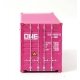 40′ Hi-Cube Corrugated-Side Container - Assembled -- Ocean Network Express - ONE (magenta, white), HO, Walthers SceneMaster 82