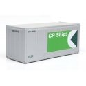20′ Smooth-Side Container - Ready to Run -- CP Ships (white, green), HO, Walthers SceneMaster 8662