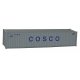 40′ Corrugated Container - Assembled -- China Ocean Shipping Co., HO, Walthers SceneMaster 8155