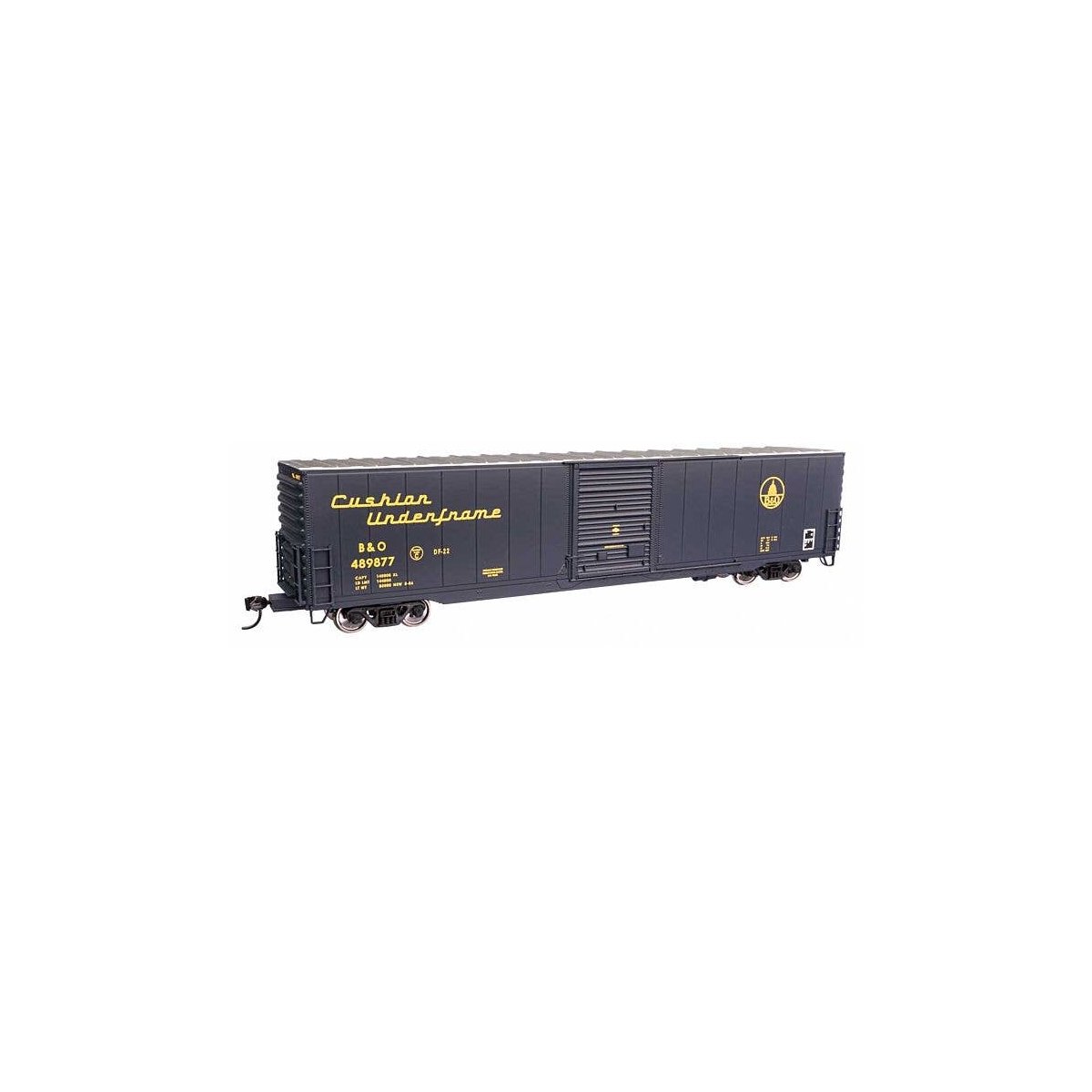 60′ Pullman-Standard Single Door Auto Parts Boxcar - Ready to Run -- Baltimore & Ohio 489877, HO, WalthersMainline 3354