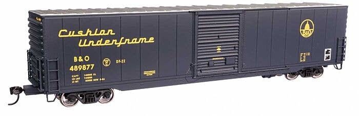 60′ Pullman-Standard Single Door Auto Parts Boxcar - Ready to Run -- Baltimore & Ohio 489877, HO, WalthersMainline 3354