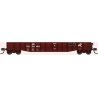 52′6′ 15-Panel Mill Gondola - Heavily Dented Sides - Ready to Run -- Conrail 522570 (Boxcar Red, white, U1 Wheel Dot)