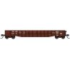 52′6′ 15-Panel Mill Gondola - Heavily Dented Sides - Ready to Run -- Chicago Burlington & Quincy 82660 (Boxcar Red, white)