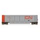 AeroFlo Coal Gondola - Ready to Run - Value Line -- Canadian National (silver, red, Noodle Logo)
