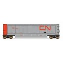 AeroFlo Coal Gondola - Ready to Run - Value Line -- Canadian National (silver, red, Noodle Logo), N, Intermountain Railway Compa
