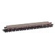 Thrall 60′ Flatcar - Ready to Run -- Santa Fe 95472 (Boxcar Red)