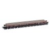 Thrall 60′ Flatcar - Ready to Run -- Santa Fe 95472 (Boxcar Red)