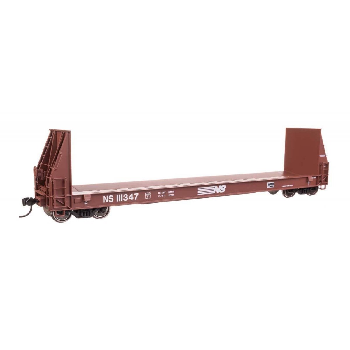 50′ Sieco Pulpwood Flatcar - Ready to Run -- Norfolk Southern 111347, HO, WalthersProto 104528